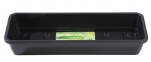 Taca uprawowa Garland czarna 37x13,5xh6cm