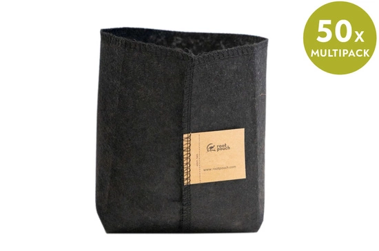 Multipack Root Pouch doniczka materiałowa 13x15cm 2L Thin Black 50 szt