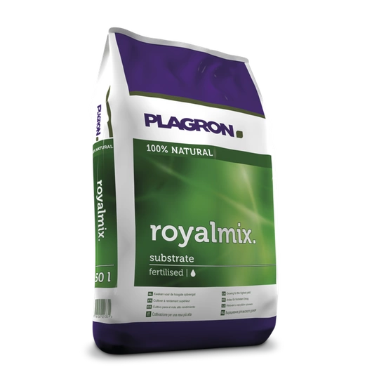 Plagron ziemia Royal Mix 50L | jakościowa mieszanka torfu, perlitu i bio humusu