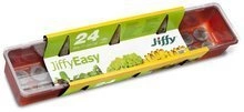 Jiffy Easy zestaw do wysiewu nasion - propagator + wkład torfowy 24szt