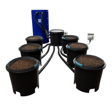 System hydroponiczny IWS Flood & Drain Trident 48x doniczki 25L + zbiornik FlexiTank 400L