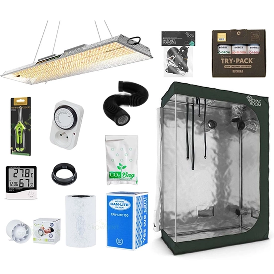 Growbox Zestaw uprawowy LED RoyalRoom® 120x60x180cm + Mars Hydro TSL 2000 300W