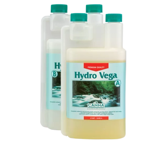 Nawóz Canna Hydro Vega 2x1L Hard Water - nawóz do hydroponiki na wzrost / woda twarda