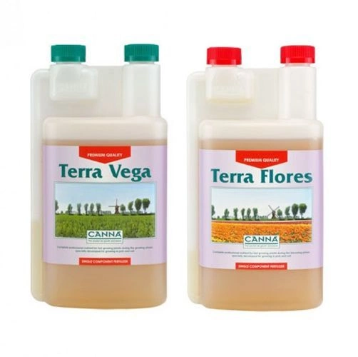 Zestaw nawozów Canna Terra Vega + Terra Flores 2x 500ml