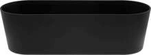 LENI Doniczka na parapet podłużna Flori 36x14x11 cm czarna
